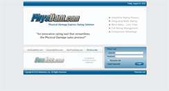 Desktop Screenshot of physdam.com